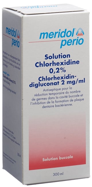 Meridol perio Chlorhexidin Lösung 0.2%, Lösung zur Anwendung in der Mundhöhle