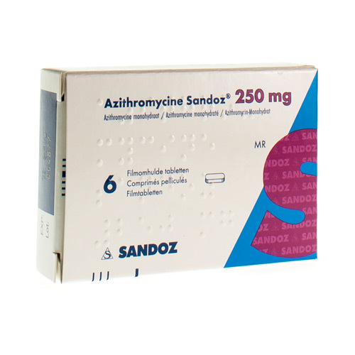 Azithromycin Sandoz 250, Filmtabletten