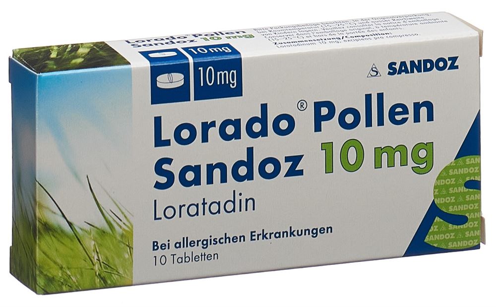 LORADO Pollen Sandoz cpr 10 mg 10 pce