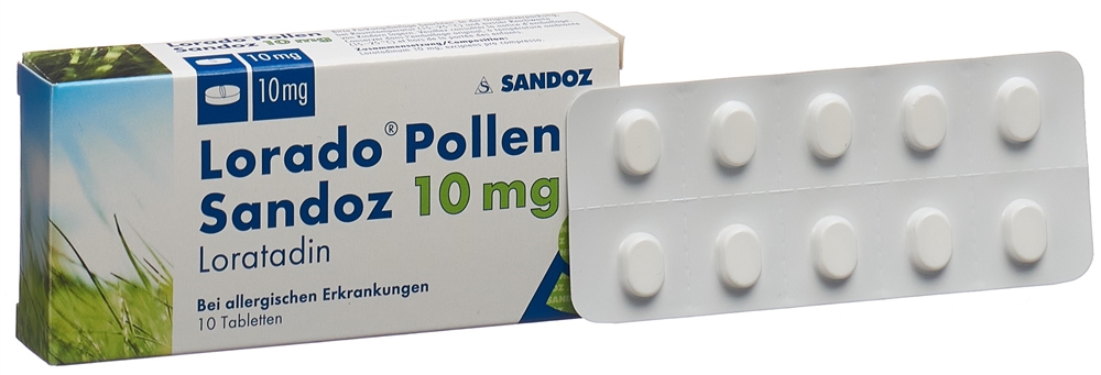 LORADO Pollen Sandoz cpr 10 mg 10 pce
