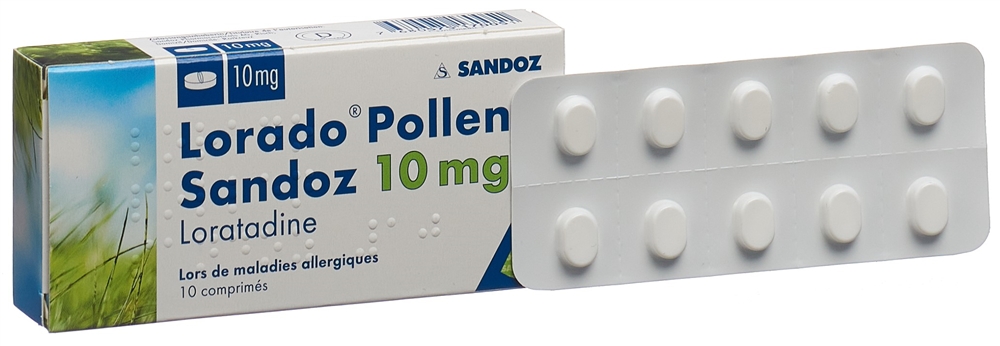 LORADO Pollen Sandoz cpr 10 mg 10 pce