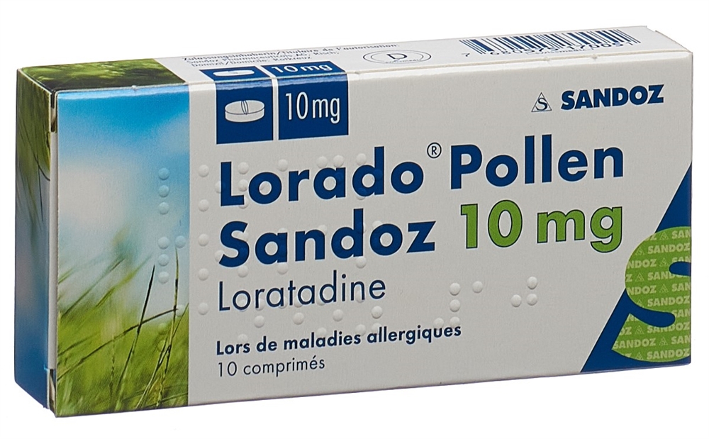 LORADO Pollen Sandoz cpr 10 mg 10 pce