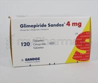 GLIMEPIRIDE Sandoz cpr 4 mg 30 pce