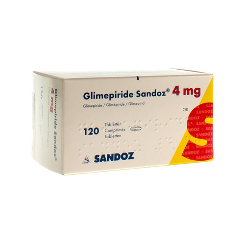 GLIMEPIRIDE Sandoz cpr 4 mg 120 pce