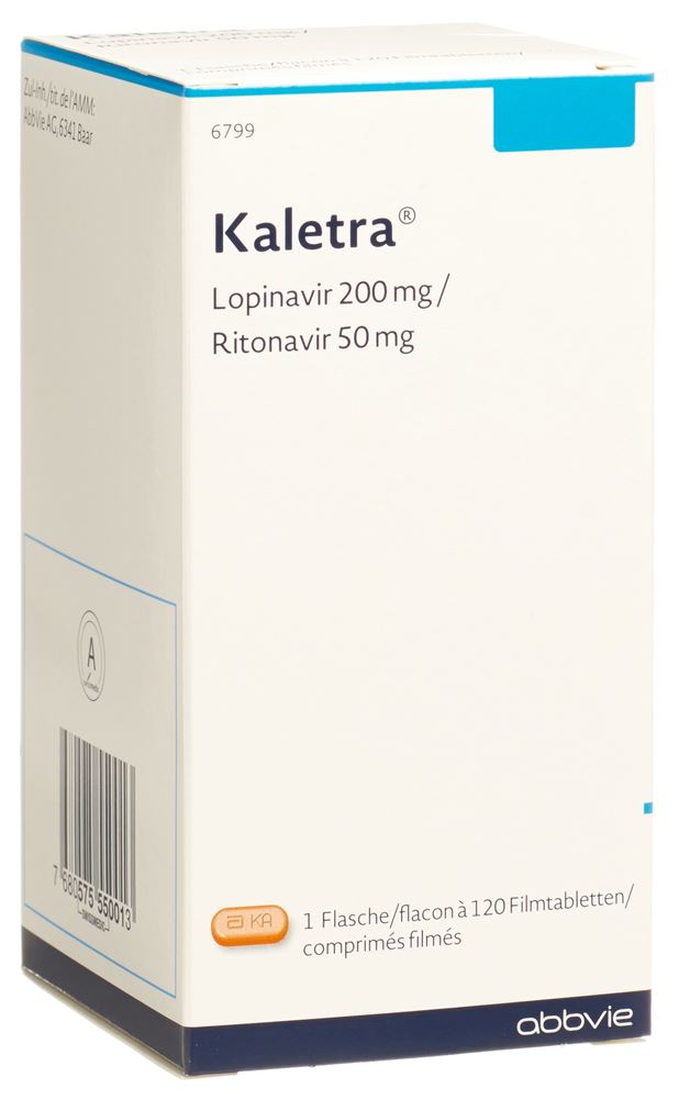 KALETRA 200/50 cpr pellic 200 mg 120 pce