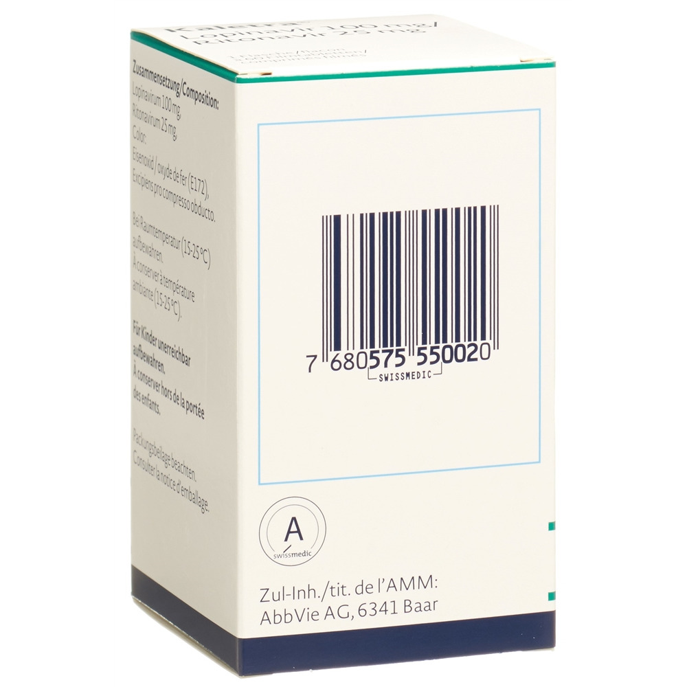 Kaletra 100/25, Filmtabletten