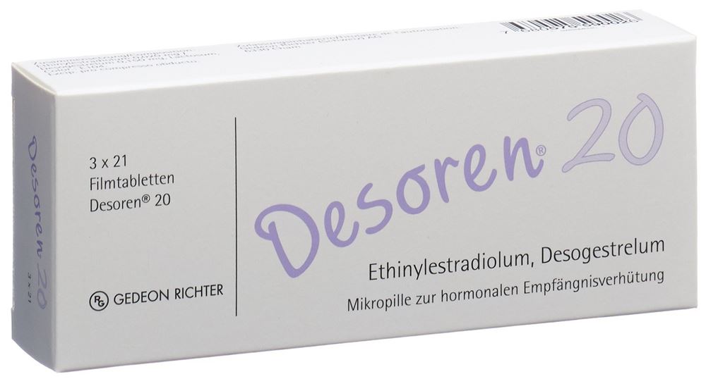 Desoren 20, Filmtabletten