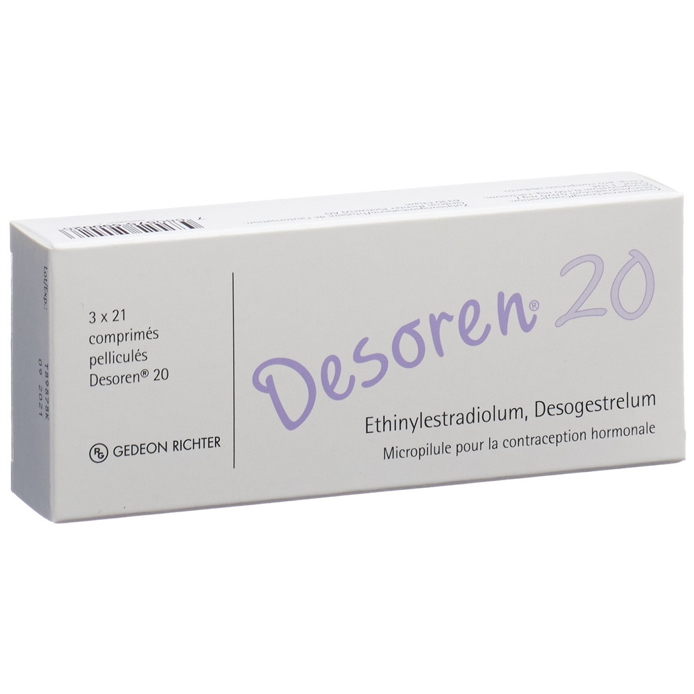 Desoren 20, Filmtabletten