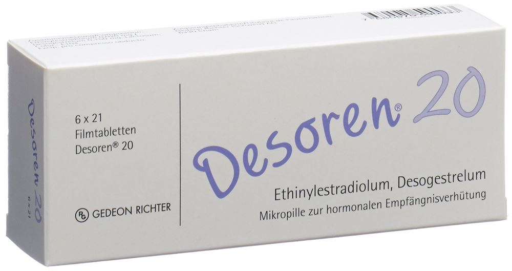 DESOREN 20 cpr pell 6 x 21 pce