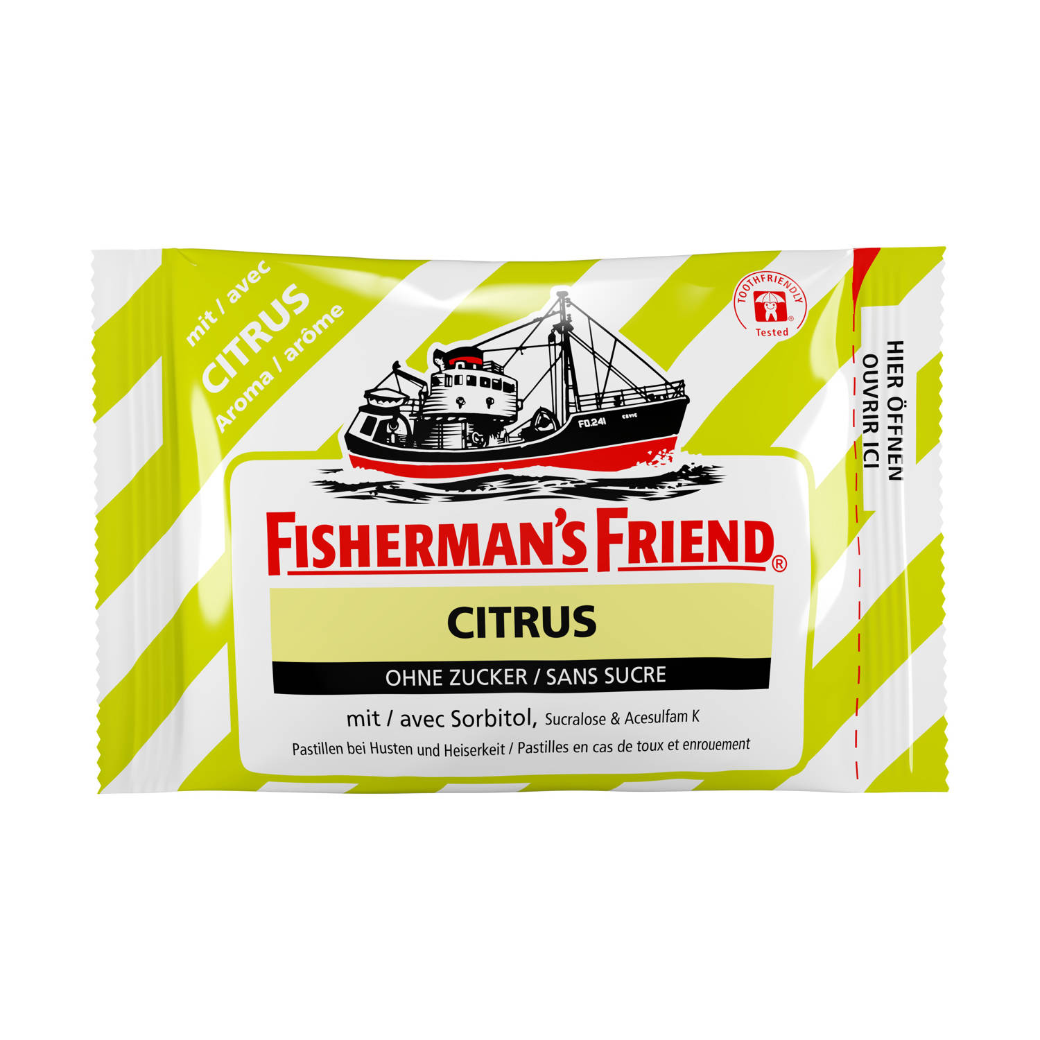 Fisherman's Friend Citrus Halspastillen, Lutschtabletten