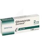GLIMEPIRIDE Zentiva cpr 2 mg 120 pce