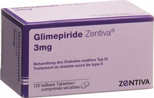 GLIMEPIRIDE Zentiva cpr 3 mg 120 pce