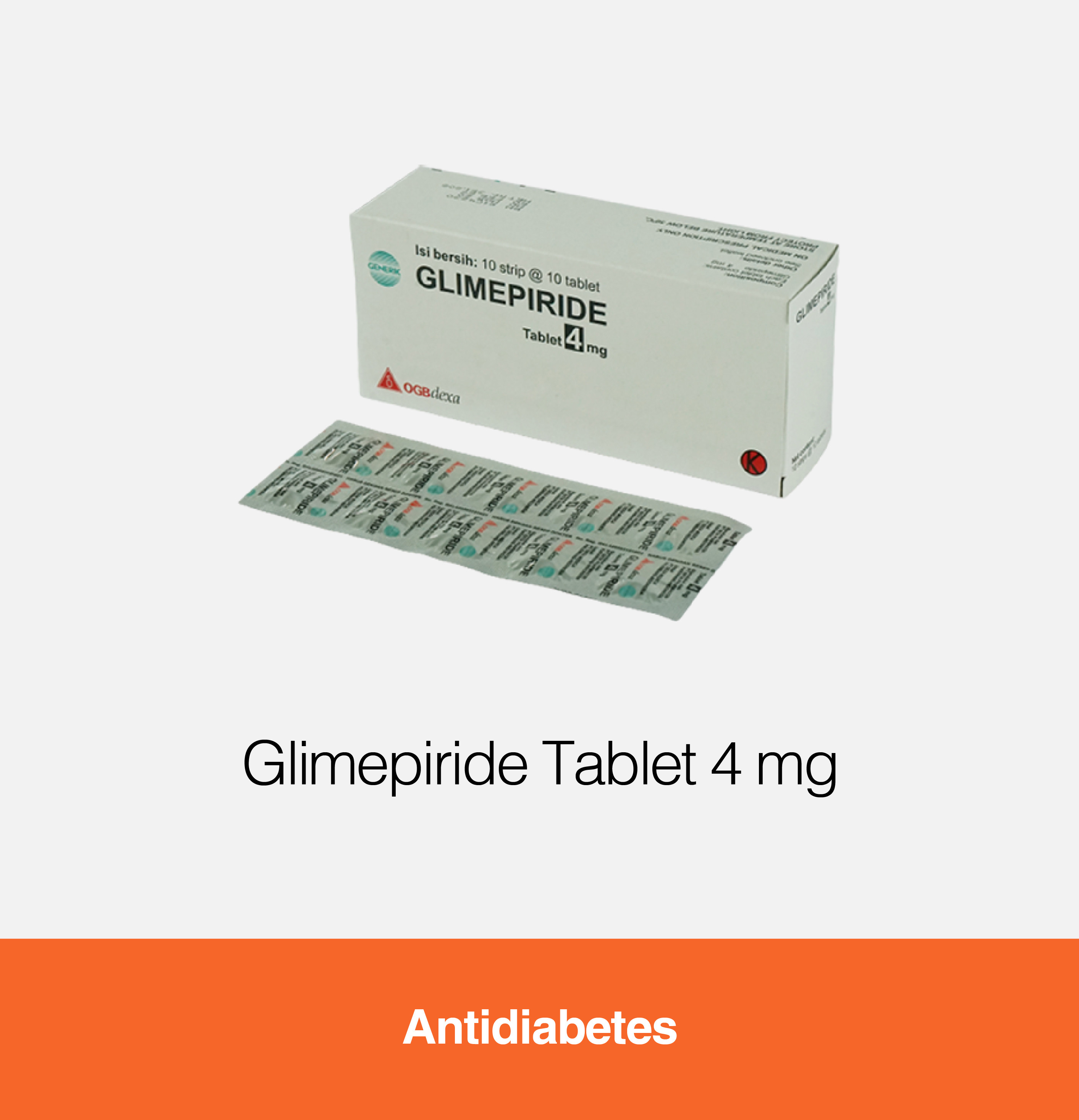 GLIMEPIRIDE Zentiva cpr 4 mg 120 pce
