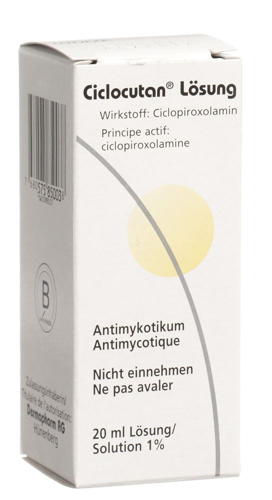 Ciclocutan, Lösung zur Anwendung auf der Haut