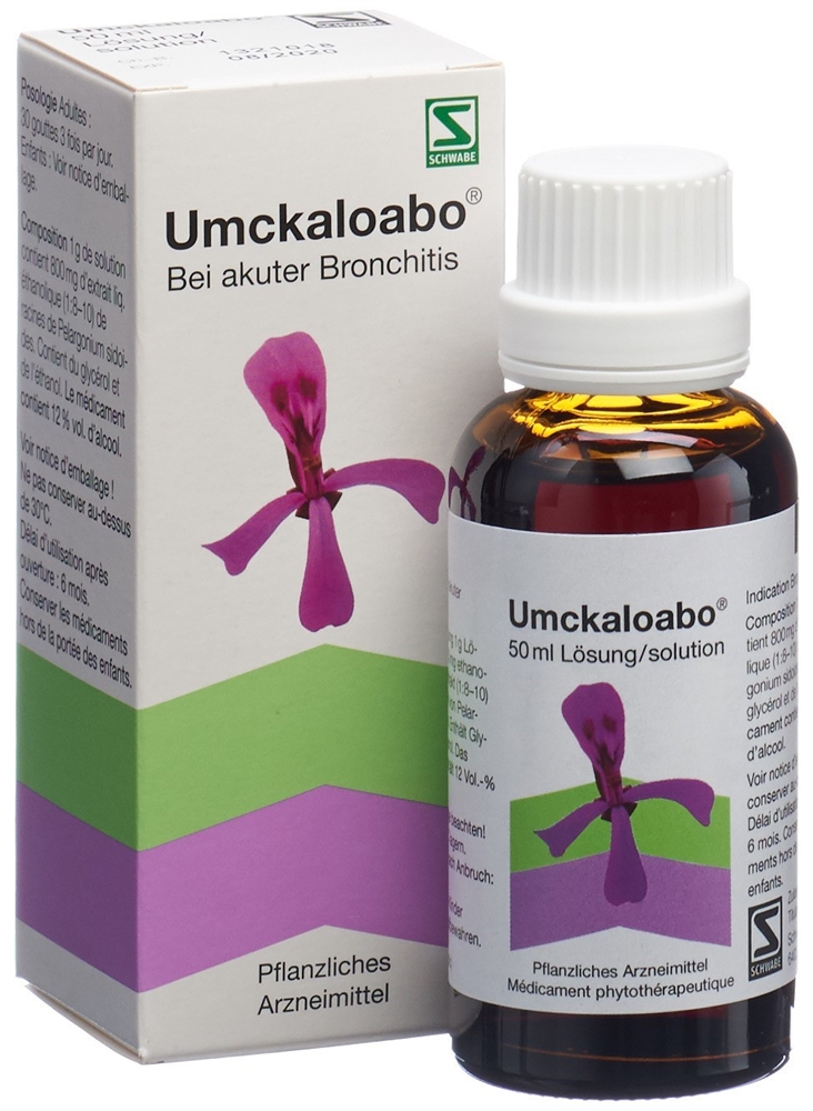 Umckaloabo, Tropfen zum Einnehmen