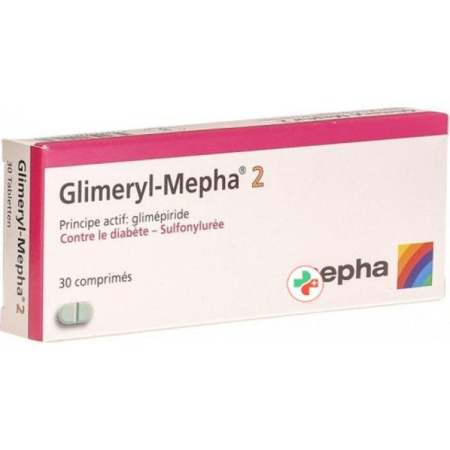 GLIMERYL Mepha cpr 2 mg 120 pce