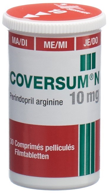COVERSUM N cpr pell 10 mg bte 30 pce