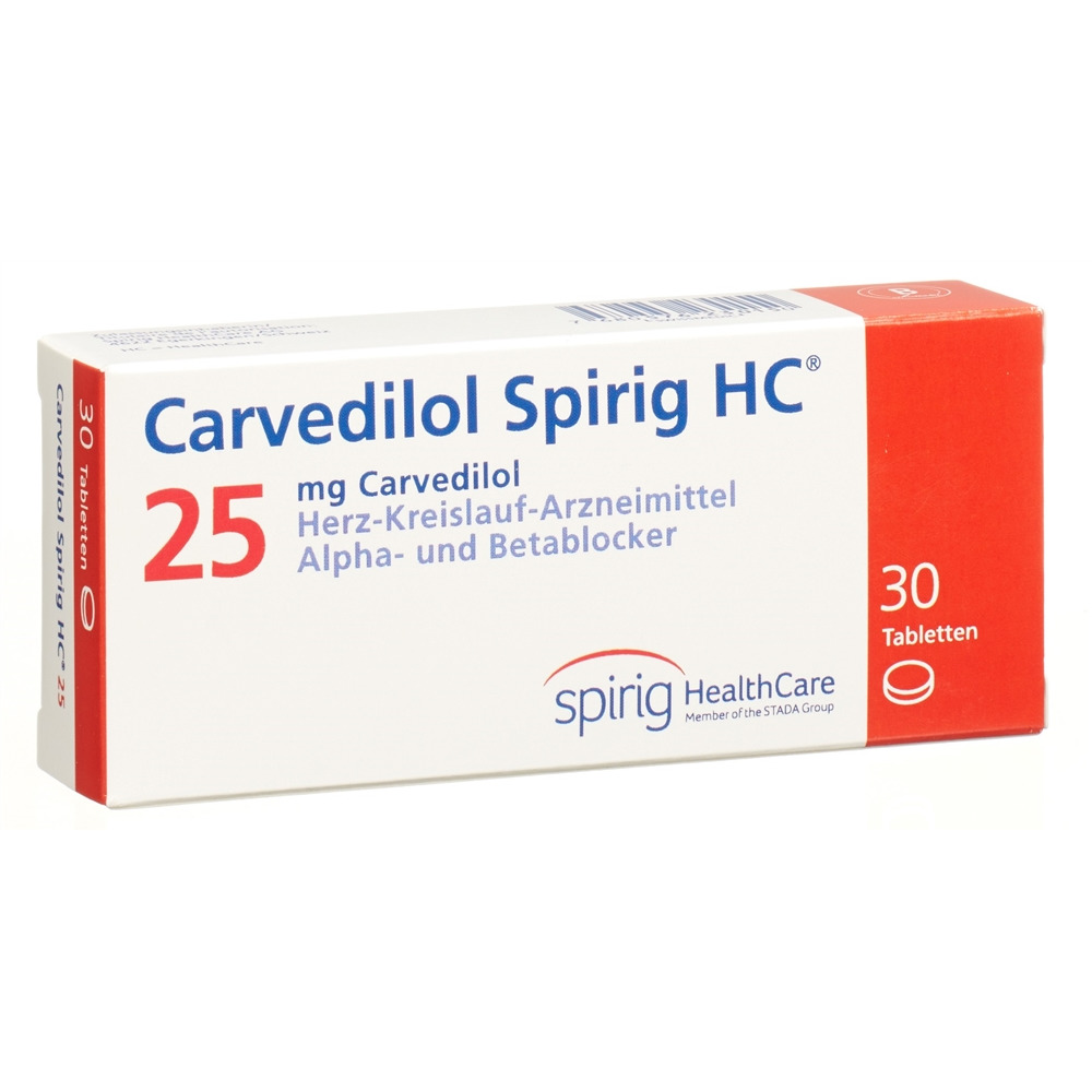CARVEDILOL Spirig HC cpr 25 mg 30 pce