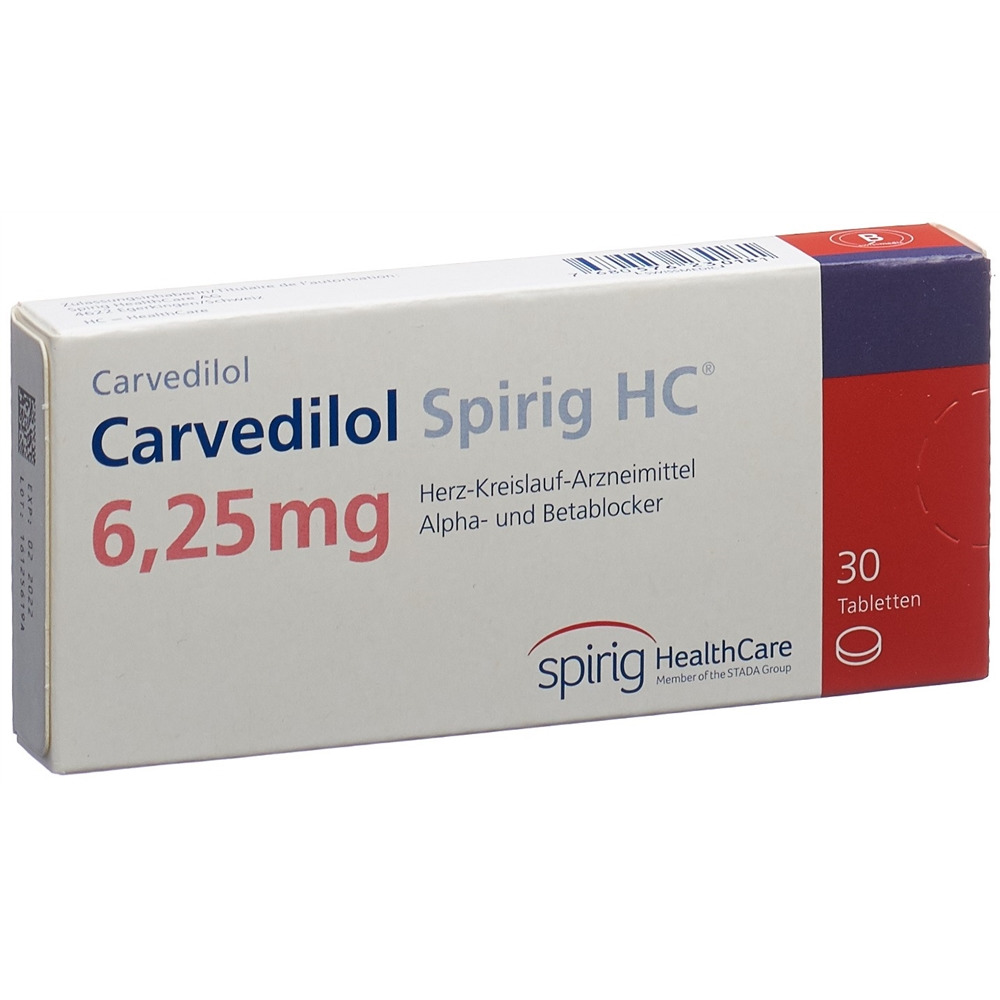 CARVEDILOL Spirig HC cpr 25 mg 30 pce