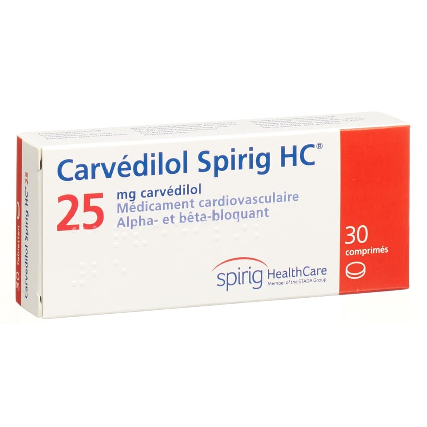 CARVEDILOL Spirig HC cpr 25 mg 100 pce