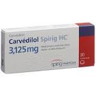 CARVEDILOL Spirig HC cpr 3.125 mg 30 pce