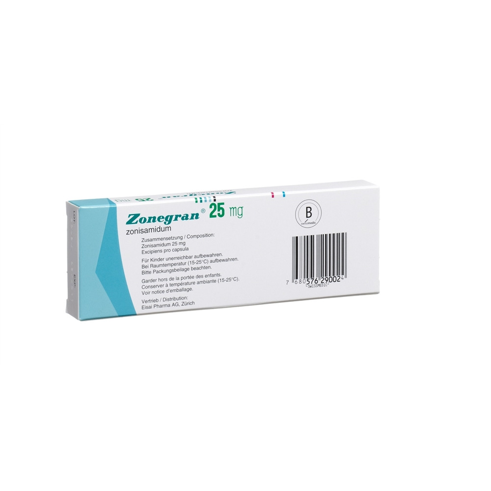 ZONEGRAN caps 25 mg 14 pce