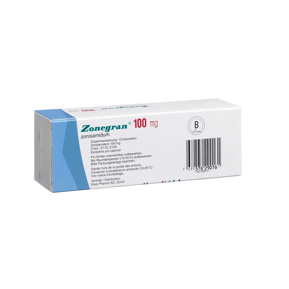 ZONEGRAN caps 100 mg 56 pce