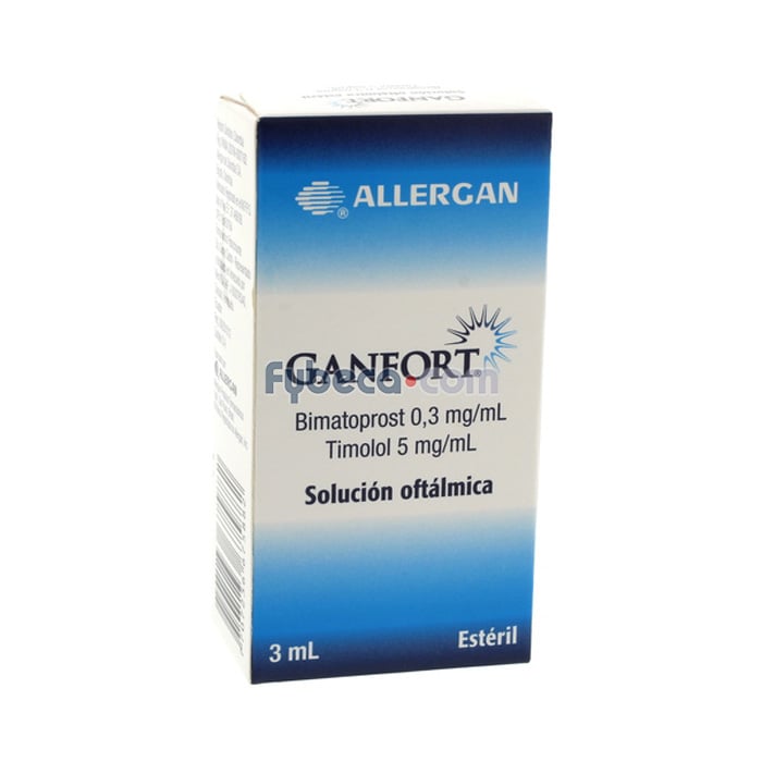 GANFORT gtt opht 3 fl 3 ml