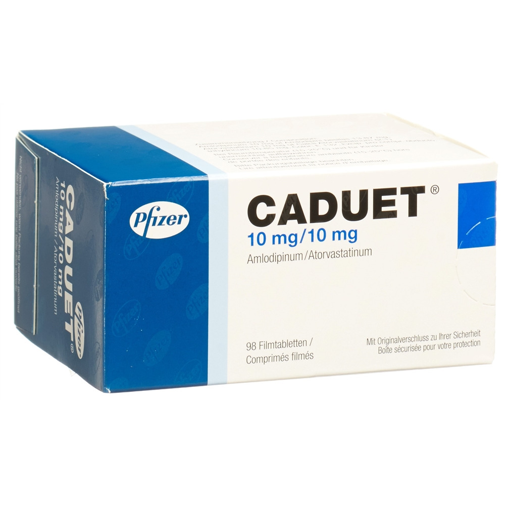 CADUET cpr pell 10mg/10mg 98 pce