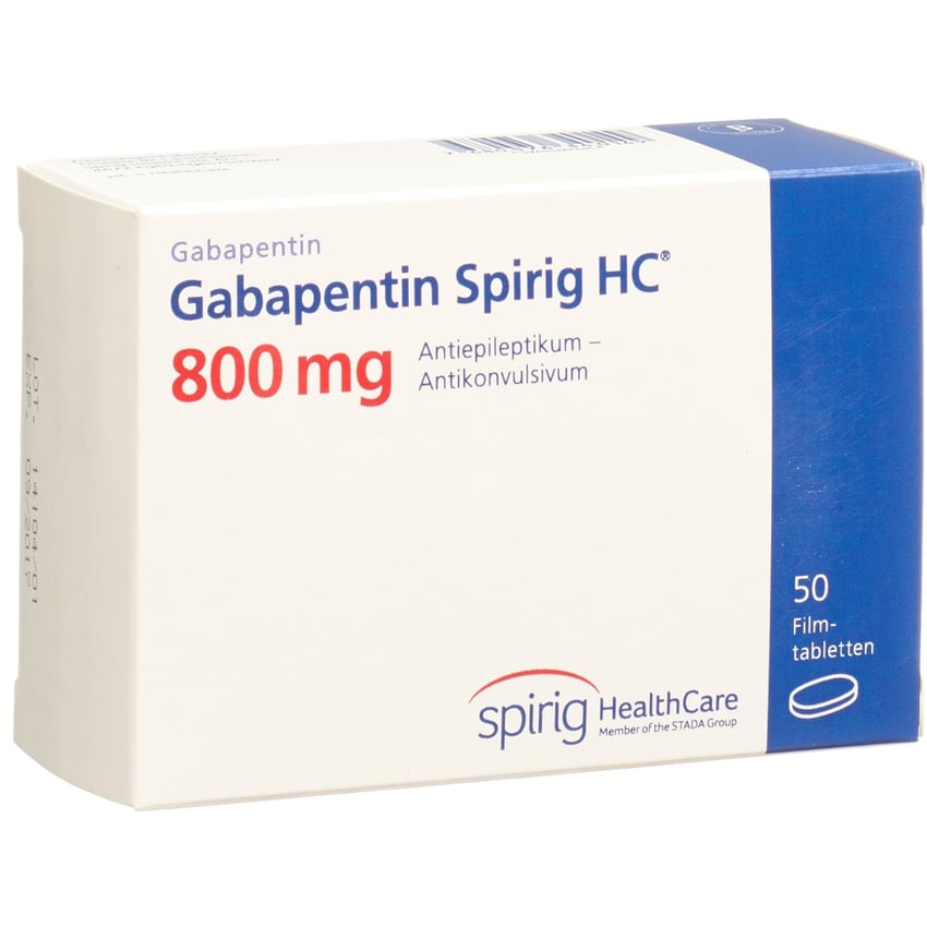 Gabapentin Spirig HC 600 mg, Filmtabletten