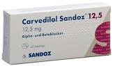 CARVEDILOL Mepha cpr 12.5 mg 100 pce