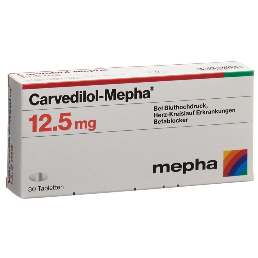 CARVEDILOL Mepha cpr 12.5 mg 100 pce