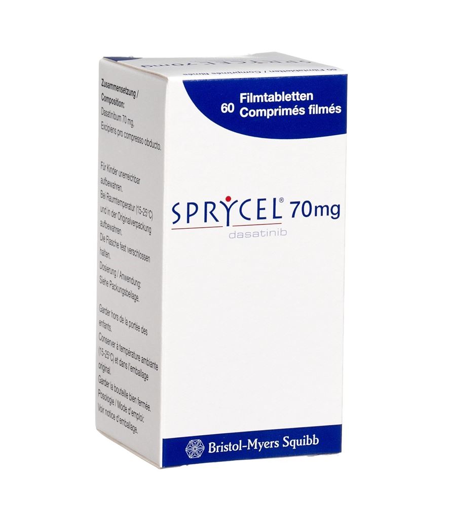 SPRYCEL cpr pell 70 mg bte 60 pce