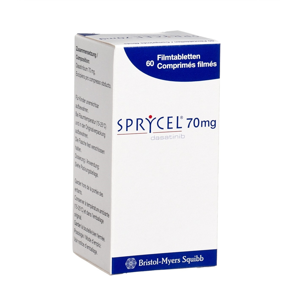 SPRYCEL cpr pell 70 mg bte 60 pce
