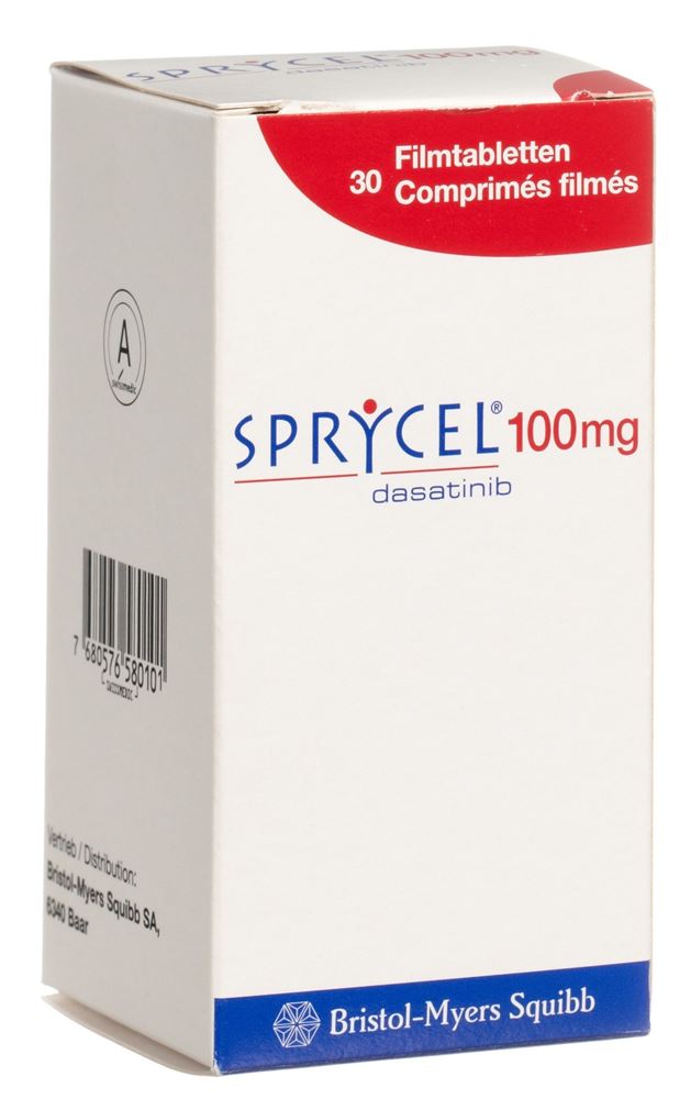 SPRYCEL cpr pell 100 mg bte 30 pce