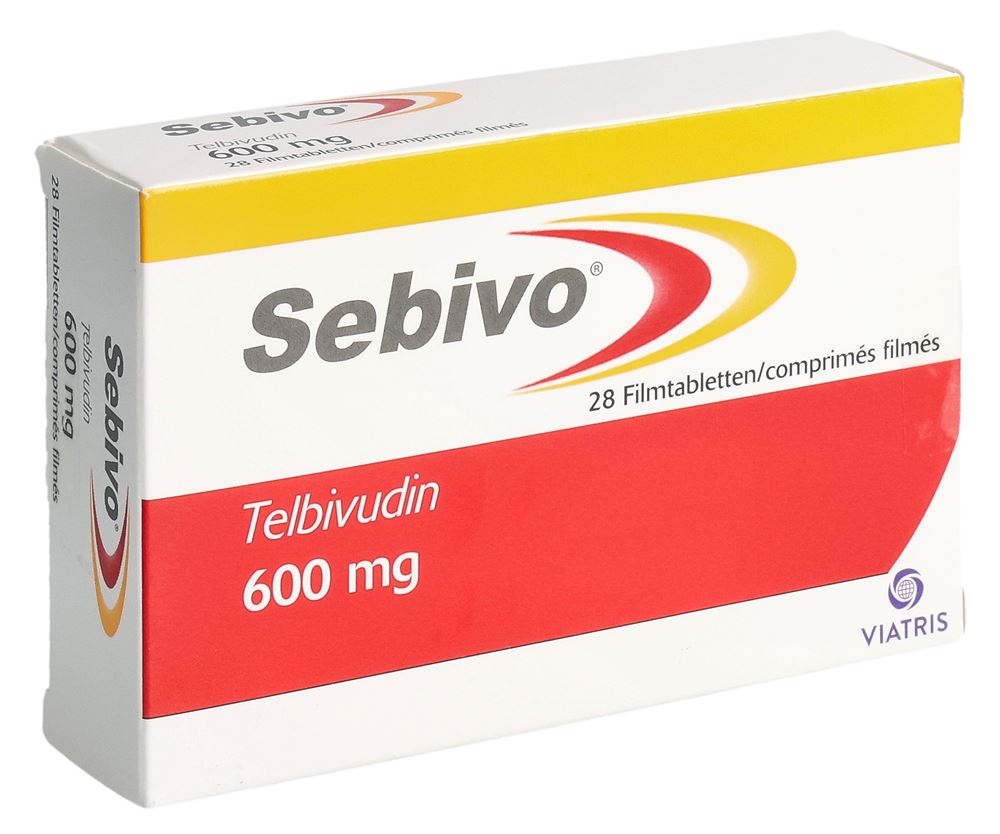 Sebivo 600 mg, Filmtabletten