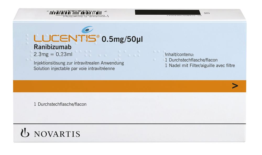 LUCENTIS 2.3 mg/0.23ml av aigu filt flac 0.23 ml