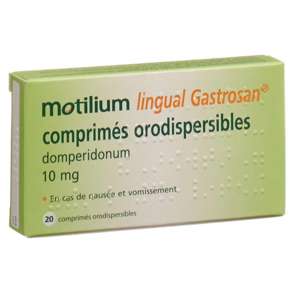 Motilium lingual Gastrosan, Schmelztabletten