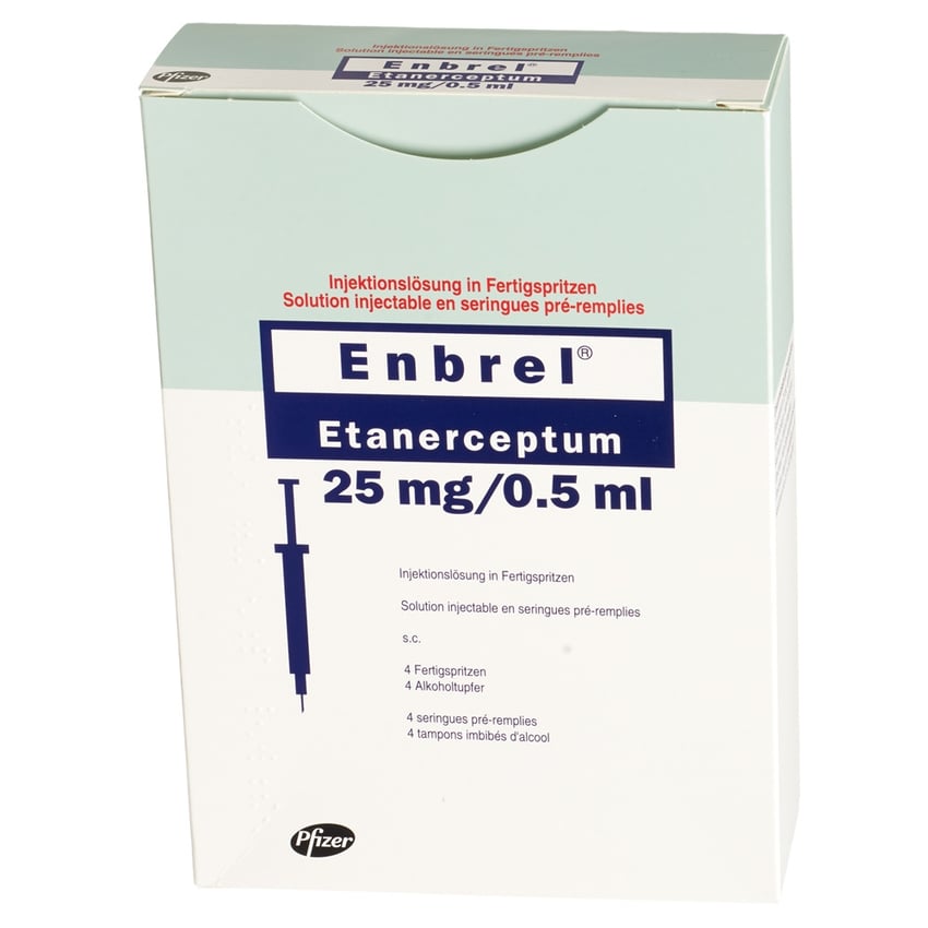 Enbrel 25 mg, Injektionslösung in einer Fertigspritze