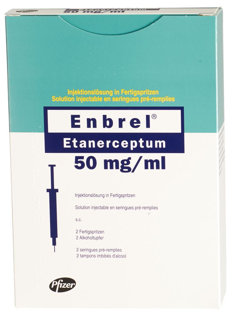 ENBREL sol inj 50 mg/ml 2 ser pré 1 ml