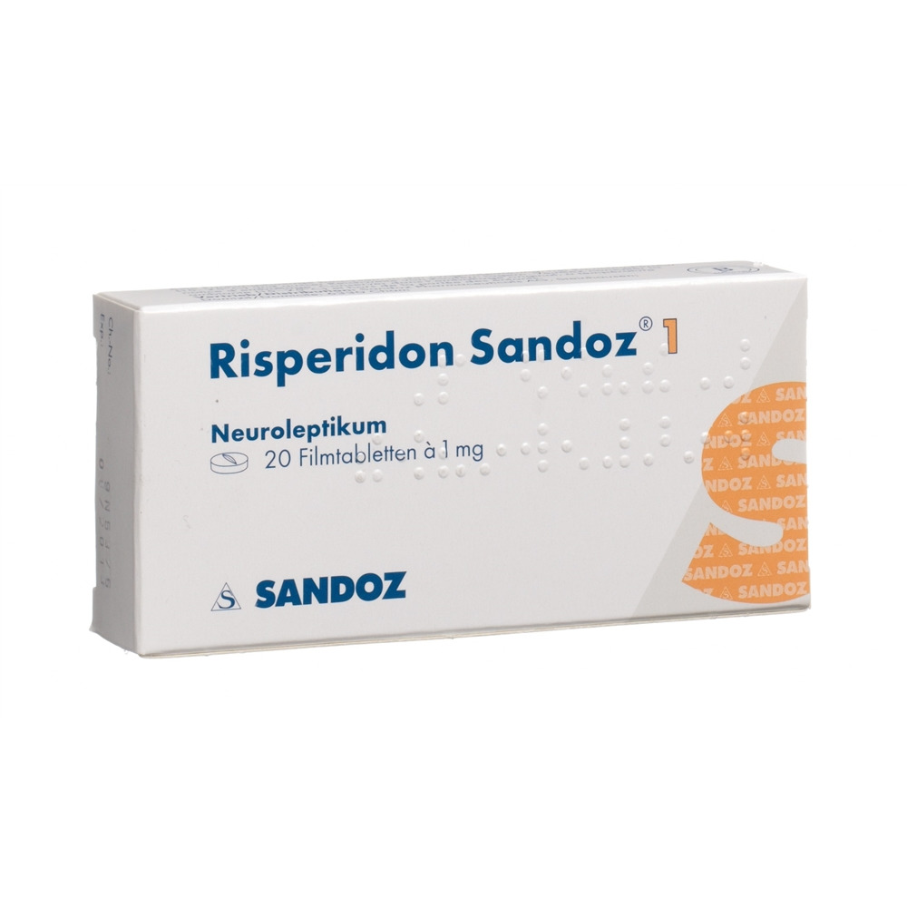 RISPERIDONE Sandoz cpr pell 1 mg 20 pce
