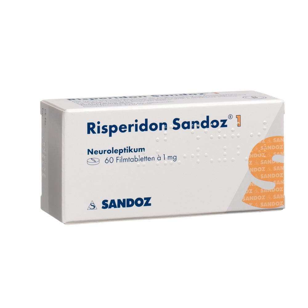 Risperidon Sandoz 1 mg, Filmtabletten