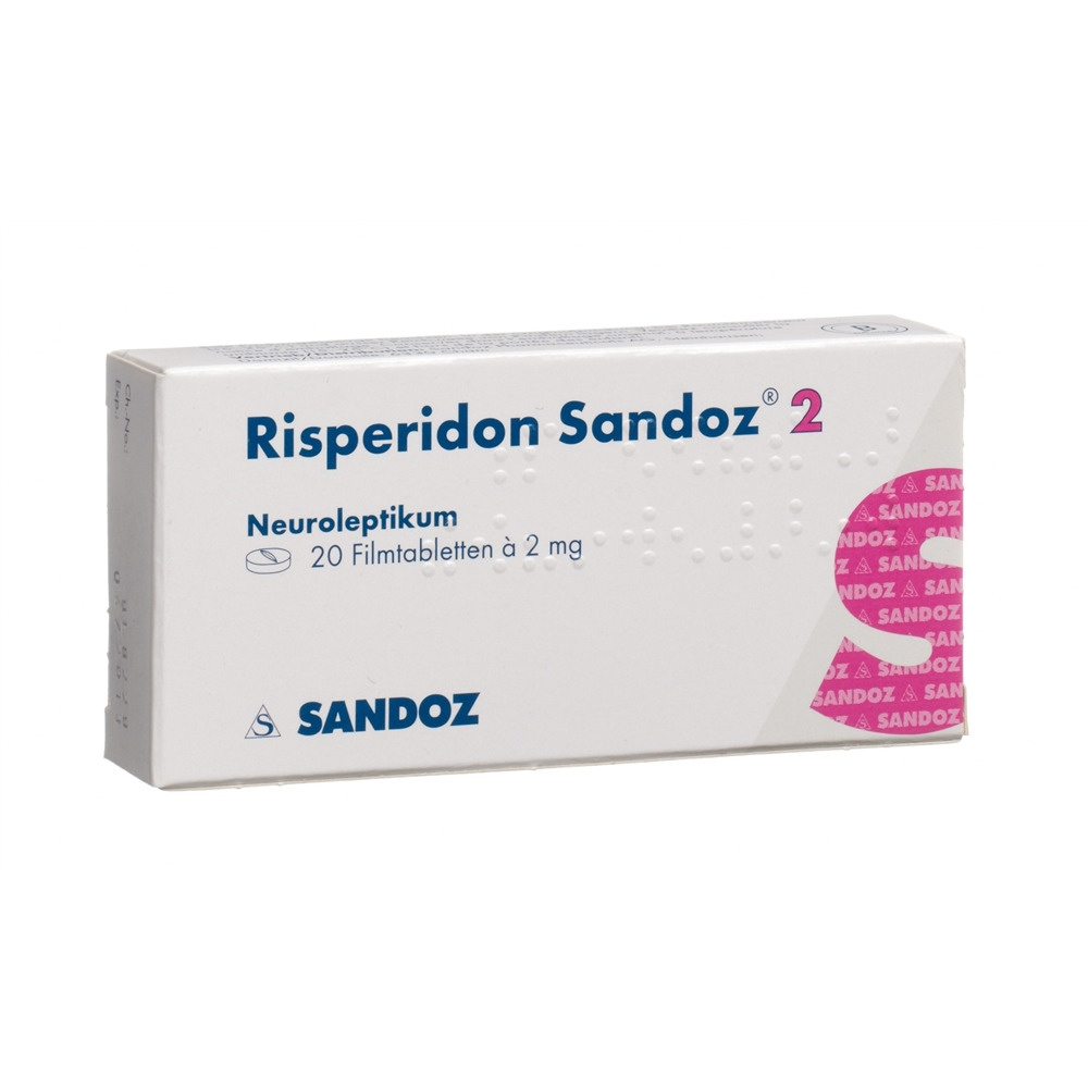 Risperidon Sandoz 2 mg, Filmtabletten