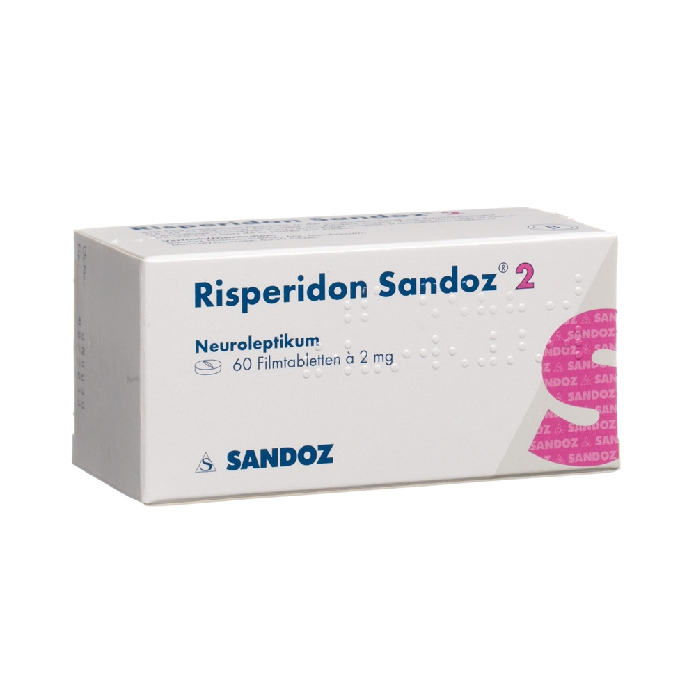 Risperidon Sandoz 2 mg, Filmtabletten