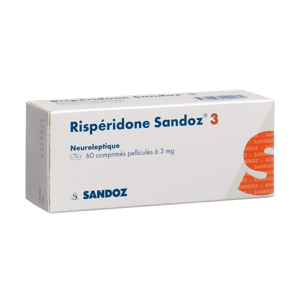 RISPERIDONE Sandoz cpr pell 3 mg 60 pce