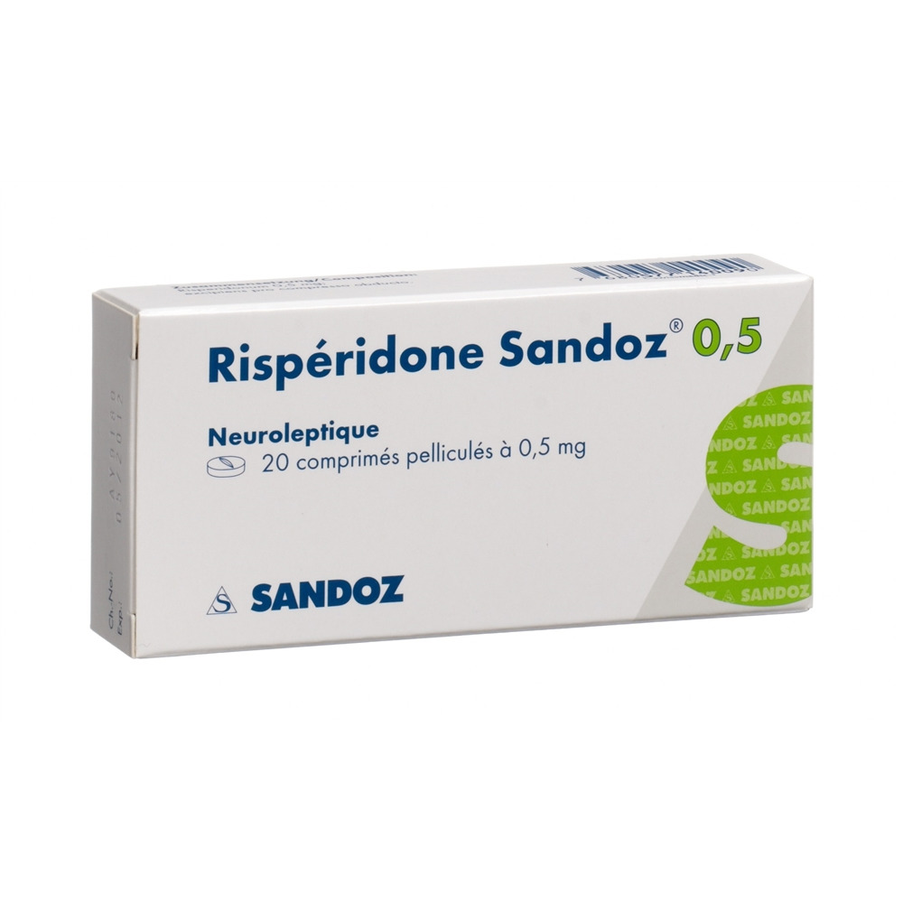 RISPERIDONE Sandoz cpr pell 0.5 mg 20 pce