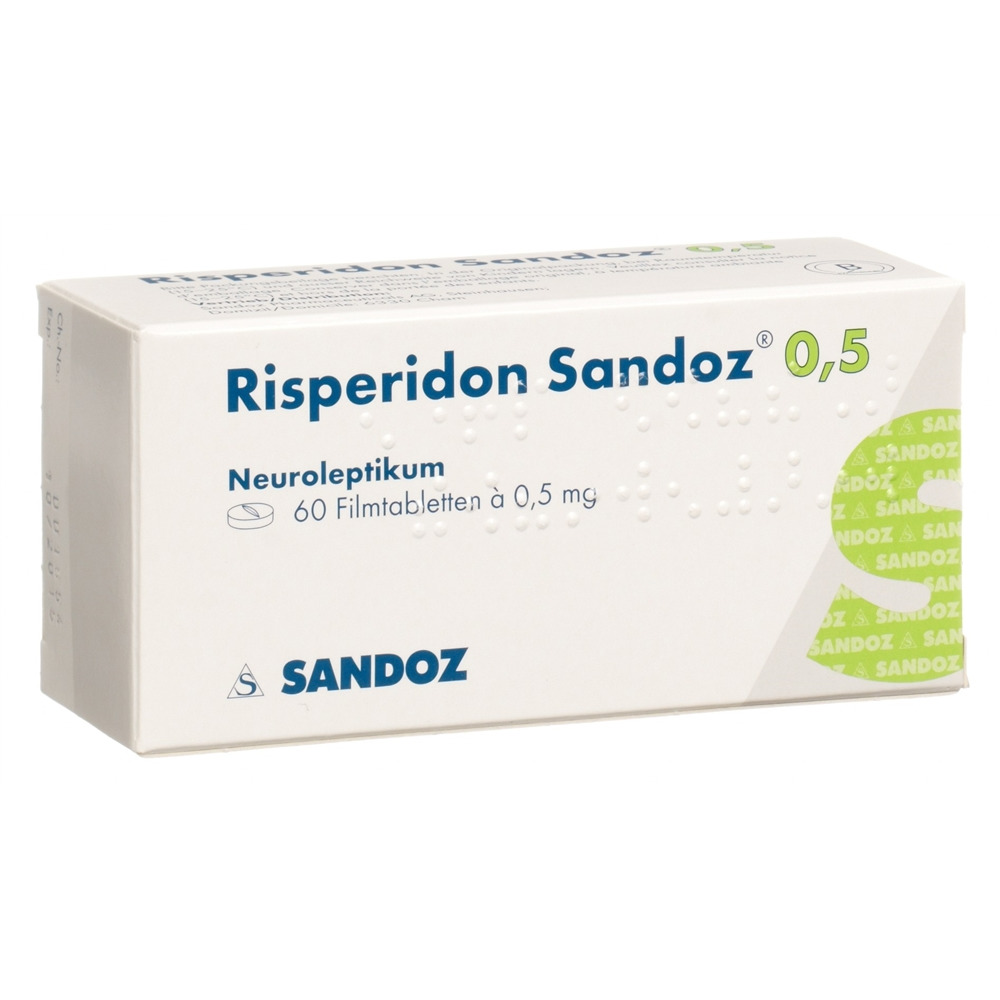 Risperidon Sandoz 0,5 mg, Filmtabletten