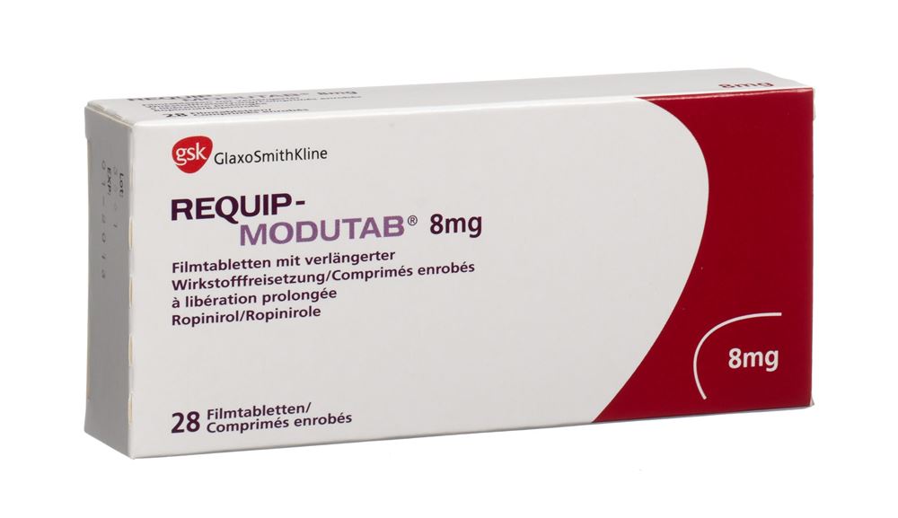 REQUIP Modutab cpr pell 8 mg 28 pce