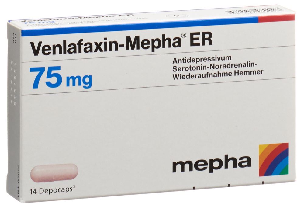 VENLAFAXIN Mepha ER depocaps 75 mg 14 pce