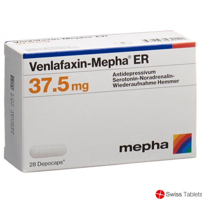 VENLAFAXIN Mepha ER depocaps 37.5 mg 28 pce